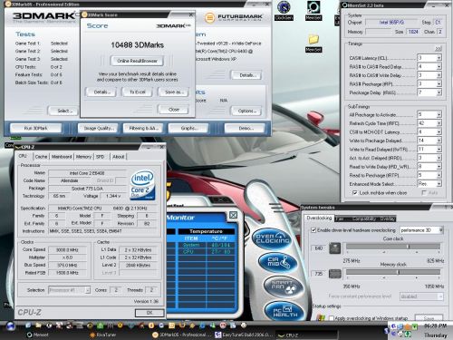 1157648522 25 FT5286 Core 2 3dmark 05 10488 